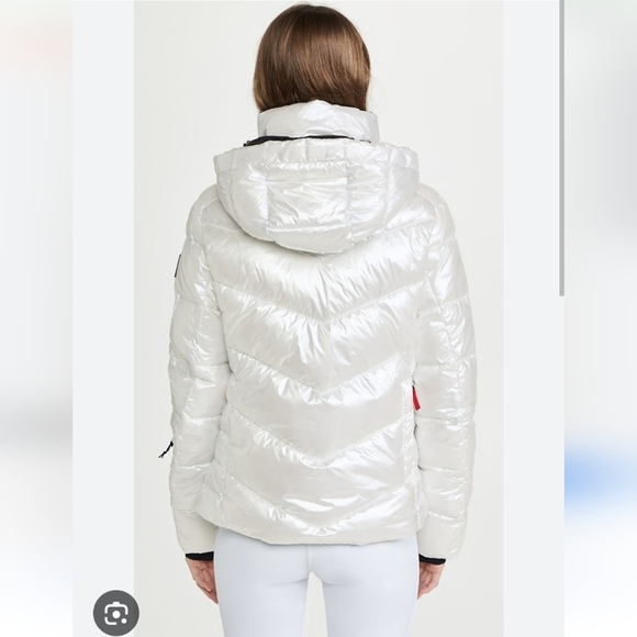 Bogner Fire and Ice Saelly Quilted Ski Jacket Off White - Picture 8 of 13